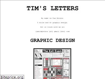 timsletters.com