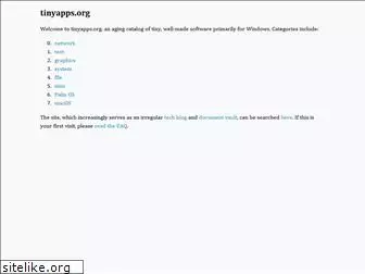tinyapps.org
