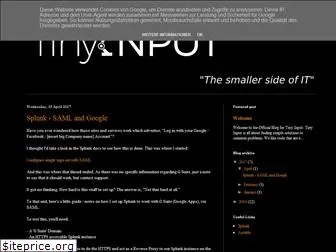 tinyinput.blogspot.com