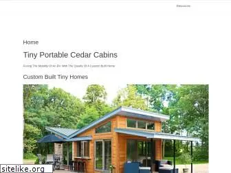 tinyportablecedarcabins.com