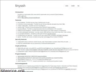 tinyssh.org