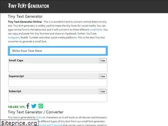 www.tinytextgenerator.com
