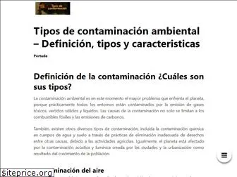 tiposdecontaminacion.net