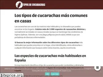 tiposdecucarachas.com