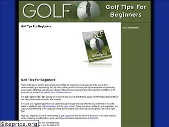 tipsforbeginnergolfers.com