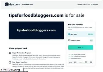 tipsforfoodbloggers.com