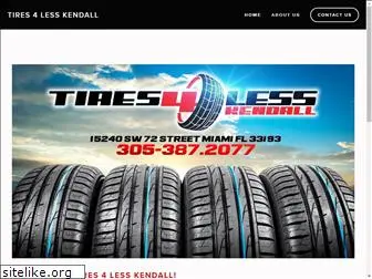 tires4lesskendall.com