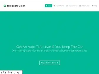 titleloansunion.com