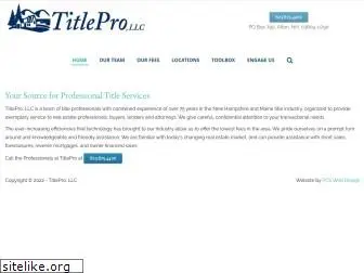 titlepro-nh.com