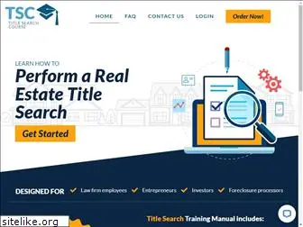 titlesearchcourse.com