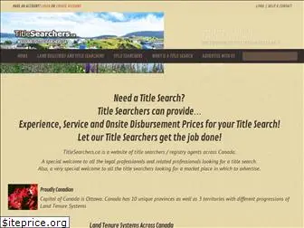 titlesearchers.ca