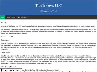 titletrainer.net
