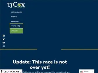 tjcoxforcongress.com