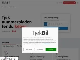 www.tjekbil.dk
