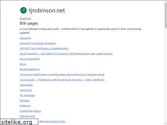 tjrobinson.net