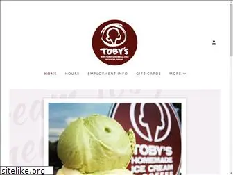 tobysicecream.com