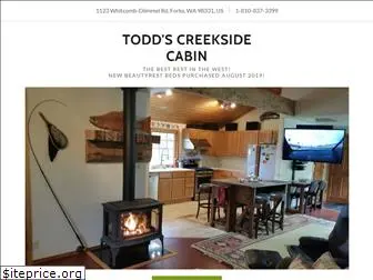 toddscreeksidecabin.com