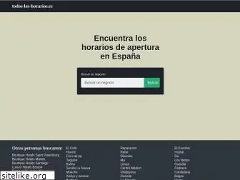 todos-los-horarios.es