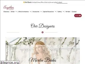 togetherasonebridal.com