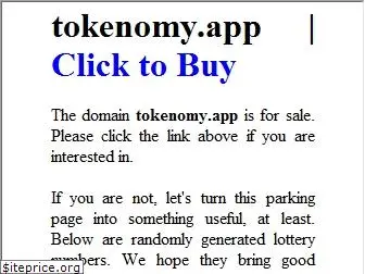 tokenomy.app