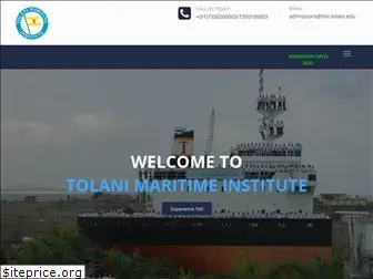 tolanimaritime.in