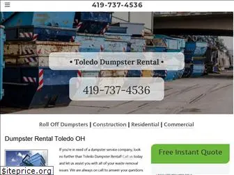 toledoohdumpsterrental.com