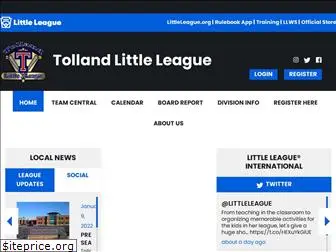 tollandlittleleague.com