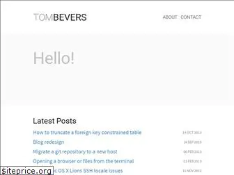 tombevers.me