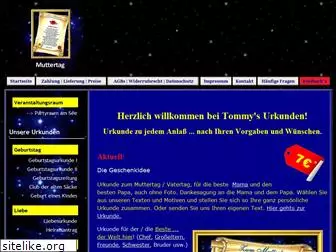 tommys-urkunden.de