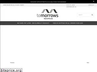 tomorrowsmenswear.com
