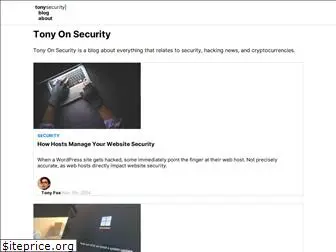 tonyonsecurity.com