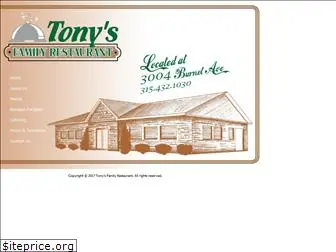 tonysfamilyrestaurant.net