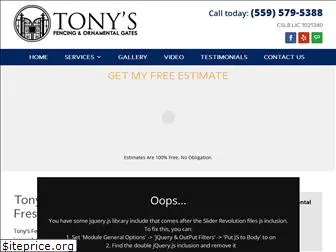 tonysfencingfresno.com