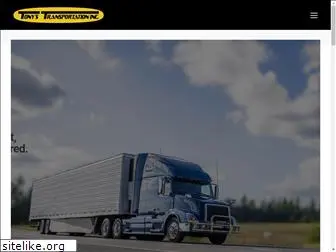 tonysnationaltransport.com