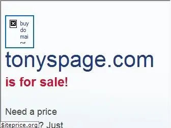 tonyspage.com