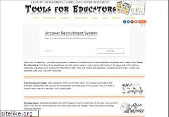 toolsforeducators.com