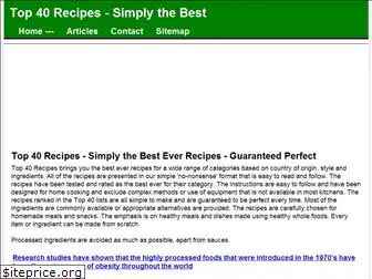 top40recipes.com