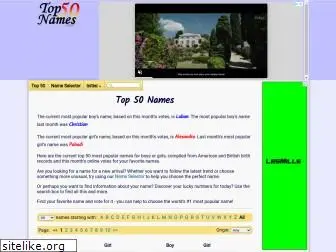 top50names.com