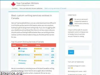 topcanadianwriters.com