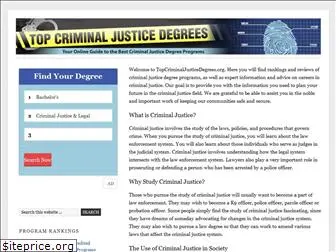 topcriminaljusticedegrees.org