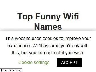 topfunnywifinames.com