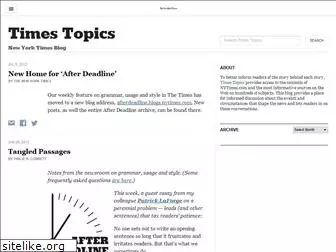 topics.blogs.nytimes.com