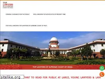 toplawyersofsupremecourtofindia.com