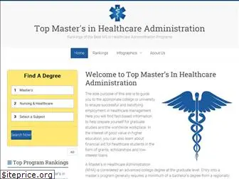 topmastersinhealthcare.com
