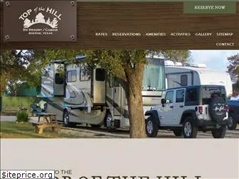 topofthehillrvresort.com