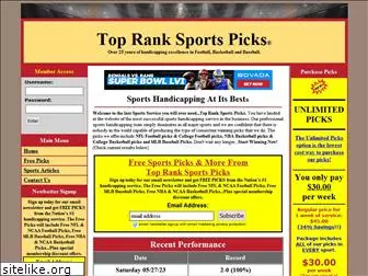 topranksportspicks.com