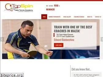 topspintabletennisacademy.com