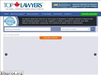 toptorontolawyers.ca