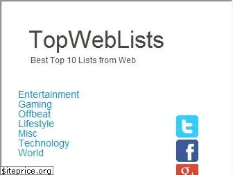 topweblists.com