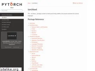 torchtext.readthedocs.io